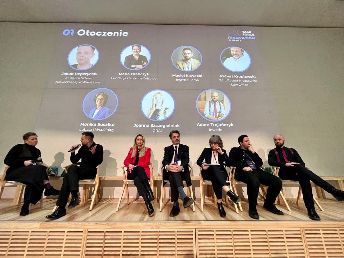 Joanna Szczegielniak na AI TASK Force Innovation Summit