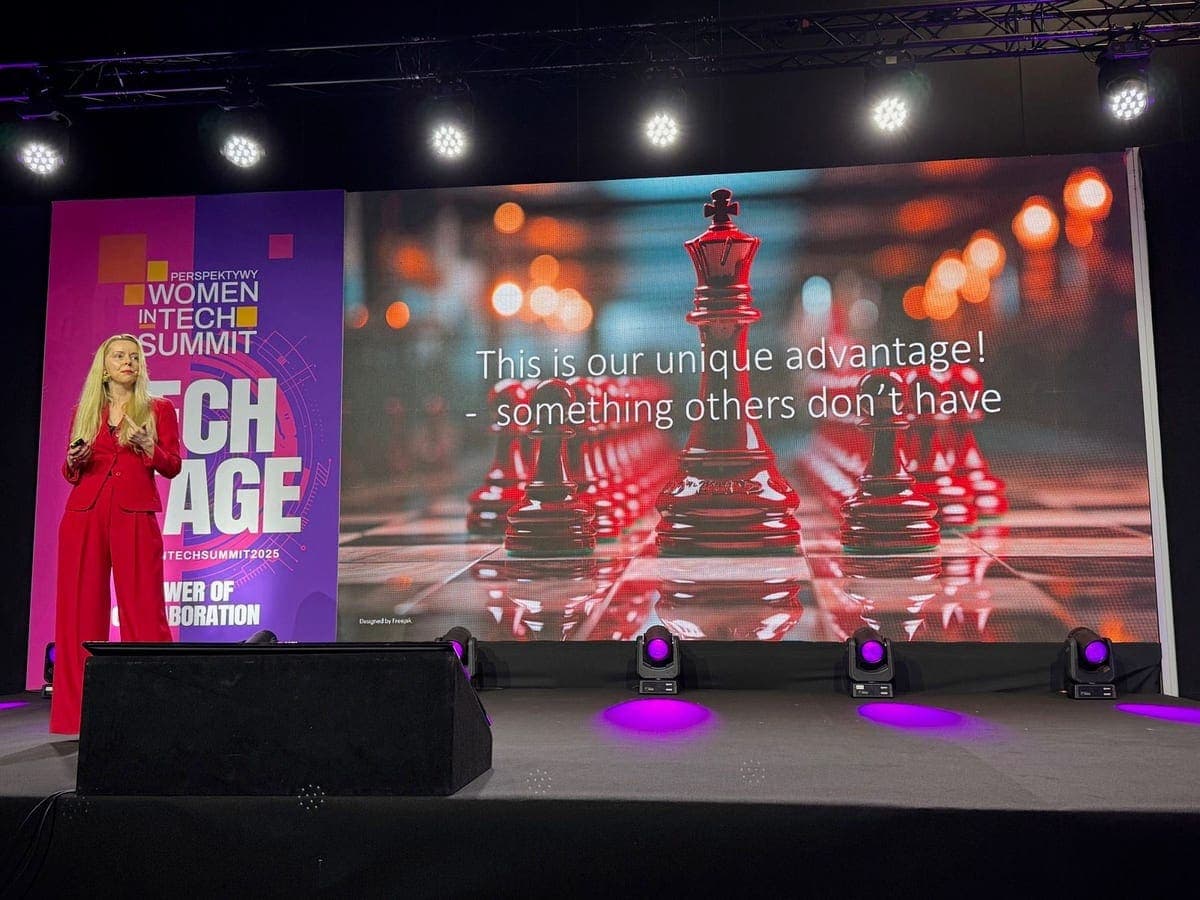 Joanna Szczegielniak na Women in Tech Summit 2025